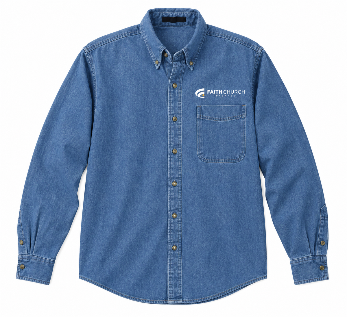 Faith Church Logo Button-Up
