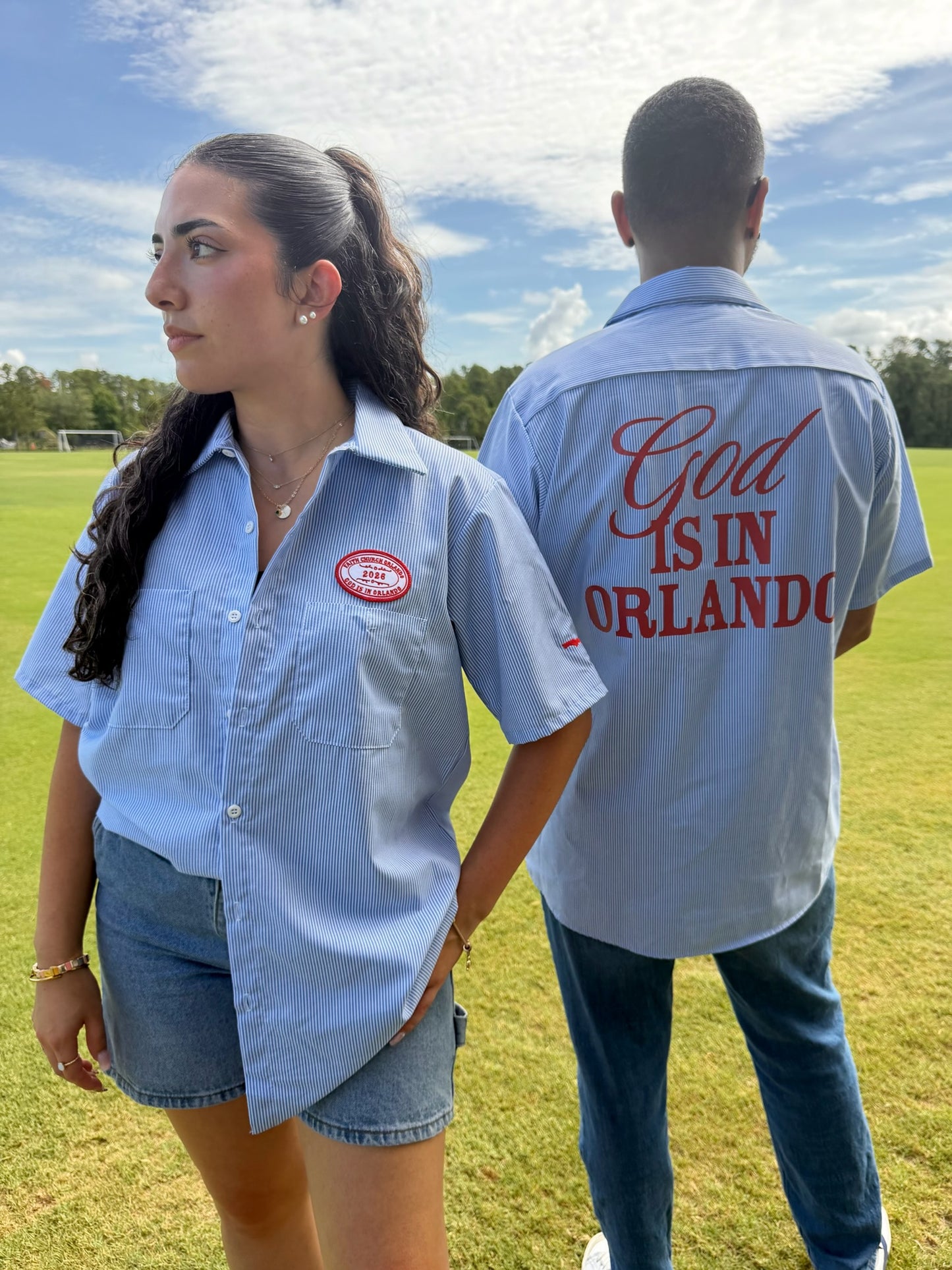 God in Orlando Work Shirt